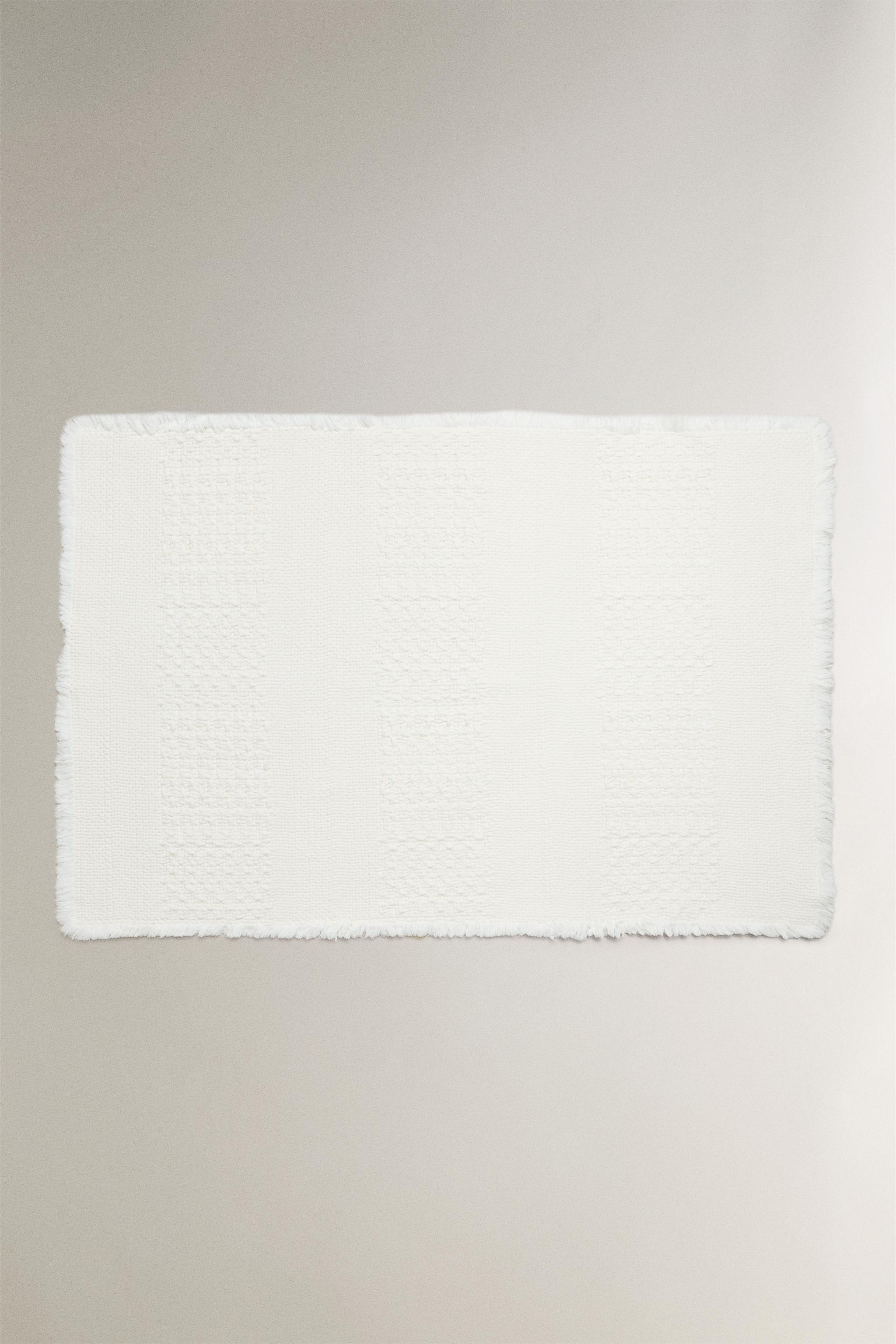 TAPIS DE BAIN BORD EFFILOCHÉ